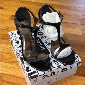 Brand new never worn black heels